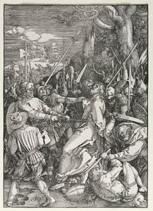 大热情：基督的背叛，1510年。 作者 阿尔布雷希特丢勒
