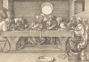 最后的晚餐》，1523年。 作者 阿尔布雷希特丢勒