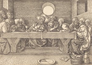 最后的晚餐》，1523年。 作者 阿尔布雷希特丢勒