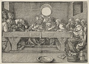 最后的晚餐，1523年。 作者 阿尔布雷希特丢勒