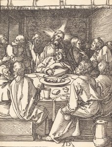 最后的晚餐》，大概在1509-1510年。 作者 阿尔布雷希特丢勒