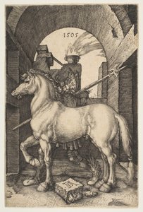 《小马》，1505年。 作者 阿尔布雷希特丢勒