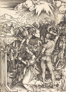 圣凯瑟琳的殉道，约1497-1499。 作者 阿尔布雷希特丢勒