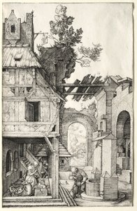 耶稣诞生，1504年。 作者 阿尔布雷希特丢勒