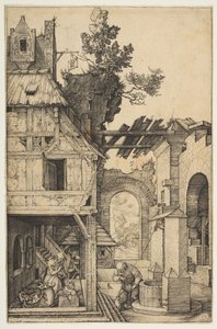 耶稣诞生，1504年。 作者 阿尔布雷希特丢勒