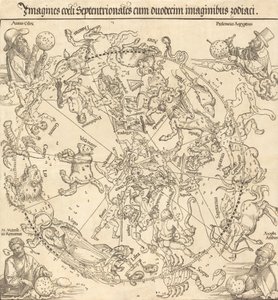 北天半球，1515年。 作者 阿尔布雷希特丢勒