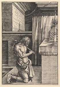 it悔者，1510年。 作者 阿尔布雷希特丢勒