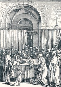 约阿希姆斯奉献的拒绝，1506年1906年 作者 阿尔布雷希特丢勒
