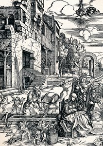 1506年1506年飞往埃及的飞行中的其余部分 作者 阿尔布雷希特丢勒