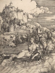 The Sea Monster The Miracle of the Sea, ca. 1498., ca. 1498. 作者 阿尔布雷希特丢勒