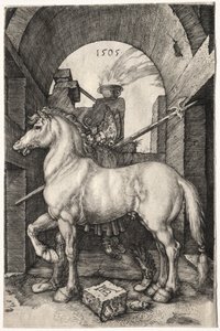 小马，1505年。 作者 阿尔布雷希特丢勒