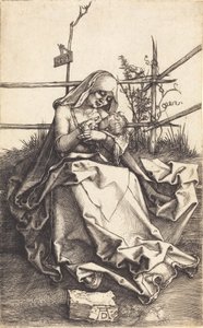 草席上的圣母与儿童》，1503年。 作者 阿尔布雷希特丢勒