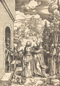 探视》，约1504年。 作者 阿尔布雷希特丢勒