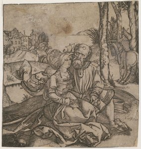 病态的夫妇，c。 1495 作者 阿尔布雷希特丢勒