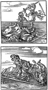 比赛场景，1515年至1516年，1936年 作者 阿尔布雷希特丢勒