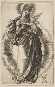 处女星月牙冠，1508年。 作者 阿尔布雷希特丢勒