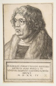 威廉·皮尔克海默（Willibald Pirckheimer），1524年。 作者 阿尔布雷希特丢勒