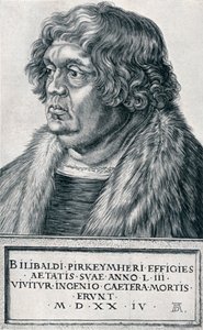 威廉·皮尔克海默（Willibald Pirckheimer），1524年1906年 作者 阿尔布雷希特丢勒