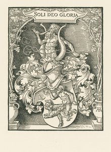 约翰-蔡尔特盾徽，约 1518 年（木刻） 作者 阿尔布雷希特·丢勒或丢勒