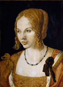 阿尔布雷希特·杜勒 (1471-1528) 画的一位年轻威尼斯妇女的肖像 作者 阿尔布雷希特丢勒