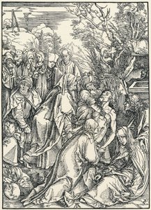 The Entombment, from the Large Passion，c.1496-97（木刻） 作者 阿尔布雷希特丢勒