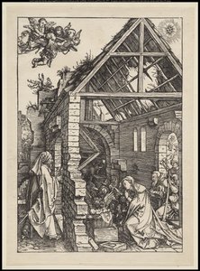 处女生活：耶稣诞生，1502-03 作者 阿尔布雷希特丢勒
