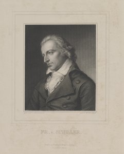 弗里德里希-冯-席勒的肖像，1759-1805，约1840。 作者 Albrecht Fürchtegott Schultheiss