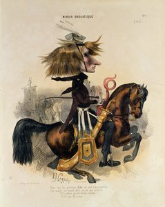 漫画弗朗兹·李斯特（1811-86）