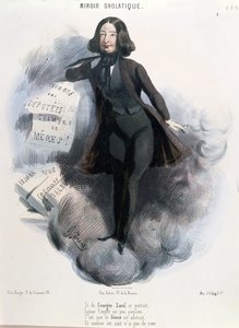 乔治·桑的漫画（1804-76）c.1848