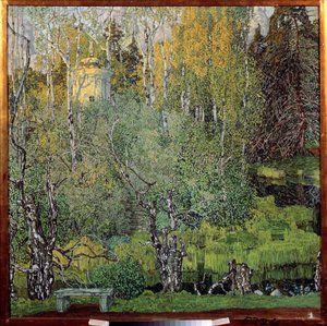 "Le parc Neskoutchny a Moscou" 亚历山大-雅科夫列维奇-戈洛文（Alexandre Golovine）（1863-1930 年）的画作，1910 年，萨拉托夫国家 A. 拉迪什切夫艺术博物馆