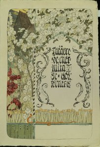 戏剧剧集《浮士德》的戏剧节目，1902年 作者 亚历山大·雅科夫列维奇·戈洛文