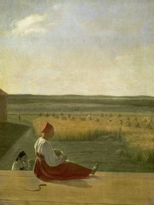 在1820年代夏天收获 作者 Aleksei Gavrilovich Venetsianov