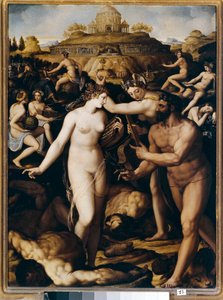 赫拉克勒斯和缪斯（绘画 作者 亚历山德罗·阿洛里（Alessandro Allori）