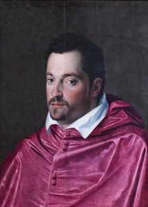 红衣主教费迪南多·美第奇的肖像 作者 亚历山德罗·阿洛里（Alessandro Allori）