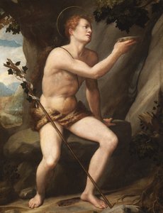 施洗者圣约翰 作者 亚历山德罗·阿洛里（Alessandro Allori）