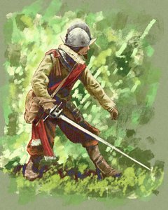 1600 年代西班牙征服者士兵穿越南美丛林（插图） 作者 亚历山德罗·洛纳蒂