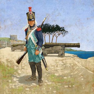 约 1810-1813 年的法国海岸警卫队大炮，2018 年 作者 亚历山德罗·洛纳蒂