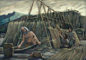 建造宫殿式房屋和史前房屋。 作者 亚历山德罗·洛纳蒂