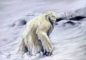神奇的怪物和生物，隐秘动物学：喜马拉雅地区民间传说中的雪人或“可恶的雪人”拟人化生物的代表（雪人或可恶的雪人是一种类猿的隐秘生物，据说居住在喜马拉雅地区的喜马拉雅地区）