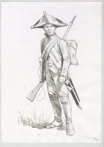 第一帝国（1804-1814和1815）：拿破仑军队士兵、法国炮手的服装。 亚历山德罗·洛纳蒂绘画 作者 亚历山德罗·洛纳蒂