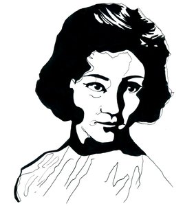江青肖像（1914-1991）毛泽东夫人（江青毛夫人肖像） 作者 亚历山德罗·洛纳蒂