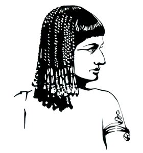 埃及女王克利奥帕特拉七世 Thea Philopator 的肖像（公元前 69-30 年） 作者 亚历山德罗·洛纳蒂