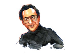 作家和喜剧演员哈罗德-品特（1930-2008 年）肖像（英国剧作家、编剧、导演和演员哈罗德-品特） 亚历山德罗-洛纳蒂绘制 作者 亚历山德罗·洛纳蒂