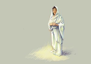 罗马古物：罗马妇女的形象 - 亚历山德罗-洛纳蒂的绘画作品 作者 亚历山德罗·洛纳蒂