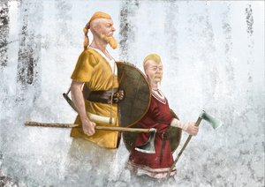 迷雾森林中的维京人 作者 亚历山德罗·洛纳蒂