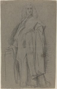 圣马可的一位威尼斯检察官[直书] 作者 Alessandro Longhi 或 Pietro Longhi