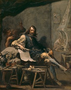 讽刺悲惨贵族 作者 亚历山德罗·麦格纳斯科（Alessandro Magnasco）