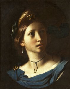 一位年轻女子的画像，约1620年（布面油画）
