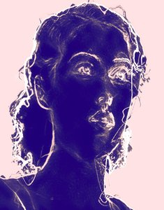 极光（晚上），2020年，（混合媒体）。 作者 亚历克斯·卡明克