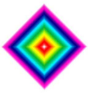 Geometric lights,#2,(gradient) 作者 亚历克斯·卡明克